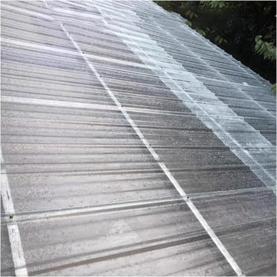 Dakbedekking panelen - Glasvezel platen - Kas en schuur - Hoge lichttransmissie - 5 stuks 0.9x0.5m - Helder