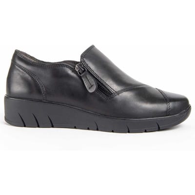 Purapiel mocassin Ailina2 Zwart
