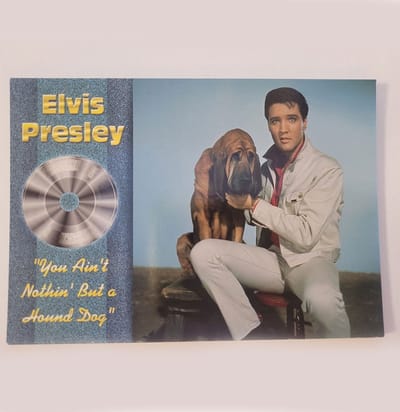 Elvis Presley - Vintage Ansichtkaart - You Aint Nothing But A Hound Dog 1956