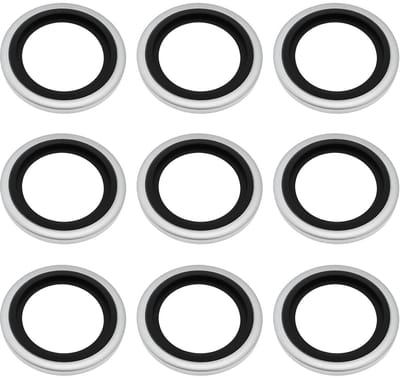 Dailygoods - 50 Stuks 1/2" Bonded Sluitringen voor Hydraulische Systemen