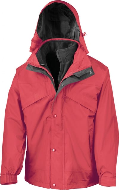 Result 3-in-1 Zip & Clip Jacket RT68 - Red - L