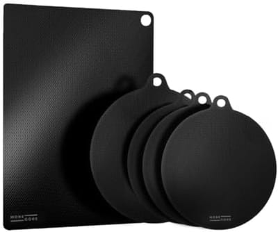 Inductiebeschermers Set van 5 - Hittebestendig tot 280°C - Antislip Coating - Vaatwasserbestendig - 3x 22 cm + 1x 24 cm + 1x 25x35 cm