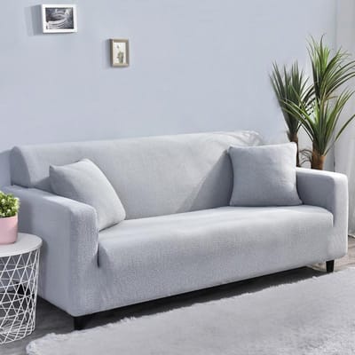 Bankhoezen Bankovertrek Voor Woonkamer Bankovertrek Stretch Modulair Elastisch Stretch L-vorm Fauteuilhoes Diepe Bank 1 seat (90-130cm)