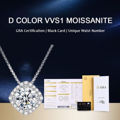 D Kleur Lab Gekweekte Diamant Ketting 925 Sterling Zilver Delicate Moissaniet Ketting Voor Vrouwen Sieraden Huwelijk Jubileum Cadeau 45cm gray
