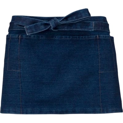 Schort/Tuniek/Werkblouse Unisex One Size Kariban Denim 100% Katoen