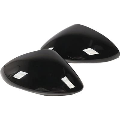 1 Paire de Coques de Rétroviseur Latéral Gauche et Droite Protection Aile Latérale pour Grecale M182 2022 à 2023 Brillant black