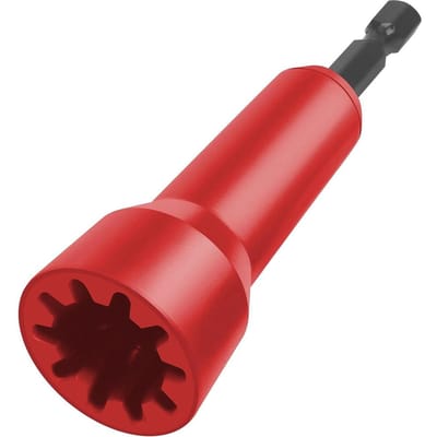 Draadmoer Wringer Draad Twisting Gereedschap Spin Twisting Draadconnector Socket Draad Wringer Gereedschap voor Man rood