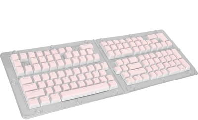 Dailygoody - Pastel Keycaps - Pudding Keycaps - Duurzaam en stijlvol - Roze - Transparante keycaps - Ergonomisch typen - Geschikt voor mechanische toe...