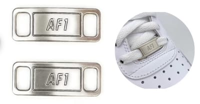 Airforce veter gesp glans zilver - schoenen - sneakers - lopen - mode - logo