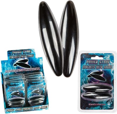 Fidget Magnets | Stressverlichtende Speelmagneten | Set van 2 - 5 cm | Hematiet