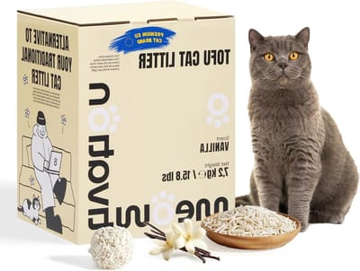 Kattenbakvulling Tofu - Plantaardig Strooisel - Kattenbak Reinigen - Sterk Klontvormend - 72 kg - Natuurlijk