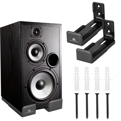 Maclean - Universele Soundbar Beugel | Muurmontage -  Bevestiging verstelbare diepte 90 ~ 154 mm tot 15kg 2x Beugels Paar