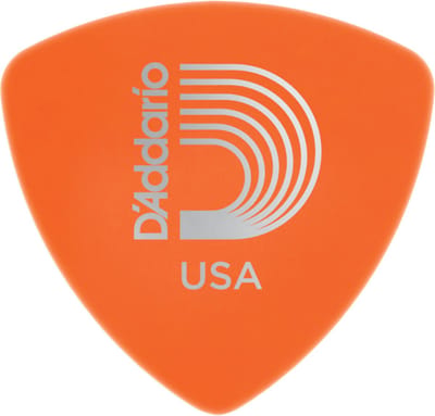 D'Addario 2DOR2-25 Duralin Guitar Picks Voor elektrische gitaar, Light, Wide Shape (25 x)
