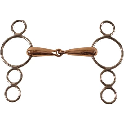 Holle mondstukken voor een holle koperen paard Umbria Equitazione