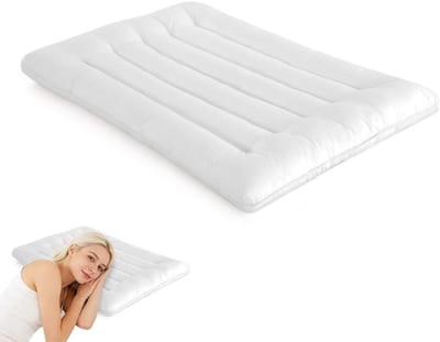 Dunne Slaapkussen 18x28 Inch voor Rugslapers, Abdominale Ondersteuning, Verlichting van Nekpijn, Orthopedisch Kussen voor Comfortabel Slapen