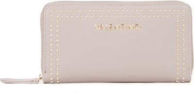 VALENTINO Portemonnee Shine Re Zip Around Wallet Grigio Taupe