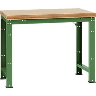 Manuflex werkbank Profi standaard, Tafelblad multiplex B 1250 x D 700, resedagroen