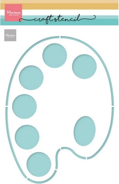 Craft stencil, Palette