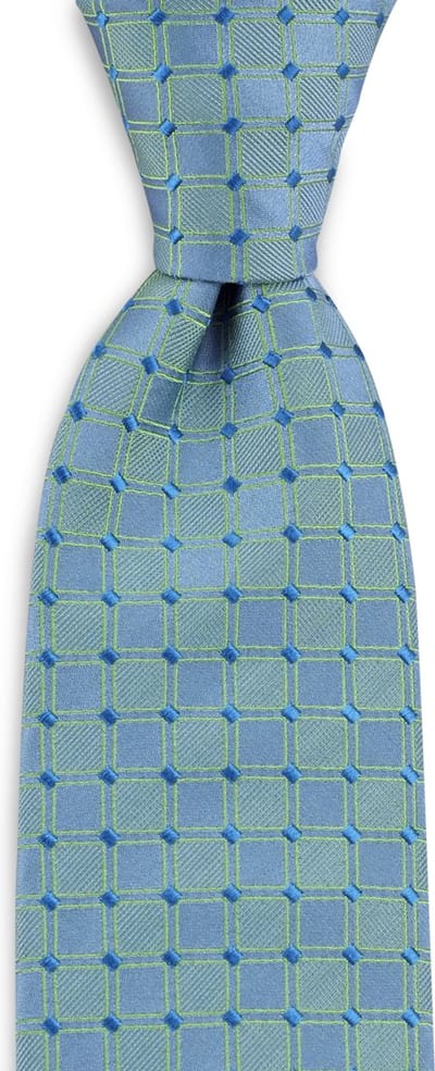 We Love Ties - Stropdassen - Stropdas Math Wizard - lichtblauw / groen