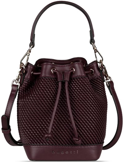 bugatti handtas schoudertas Julice Bucket Bag Bordeaux wijnrood