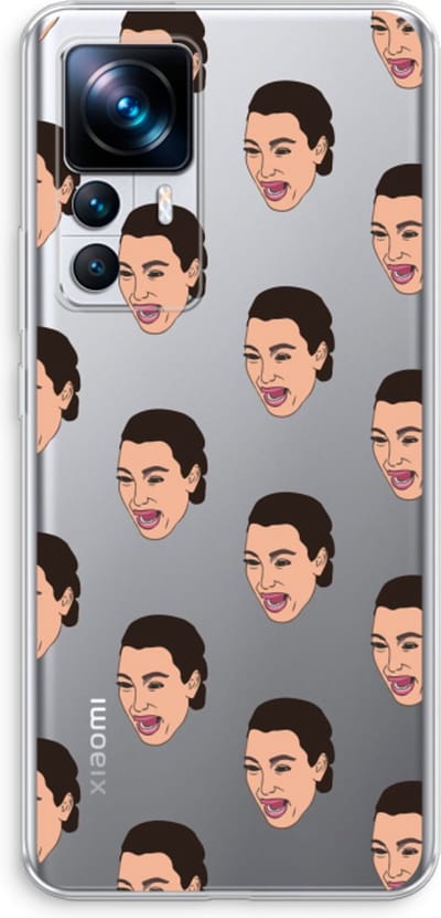 Case Company® - Hoesje geschikt voor Xiaomi 12T Pro hoesje - Ugly Cry Call - Soft Cover Telefoonhoesje - Bescherming aan alle Kanten en Schermrand