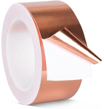 Adhesive Copper Foil Tape 50 mm x 25 m voor EMI Shielding, Elektronische Reparatie en Handwerk