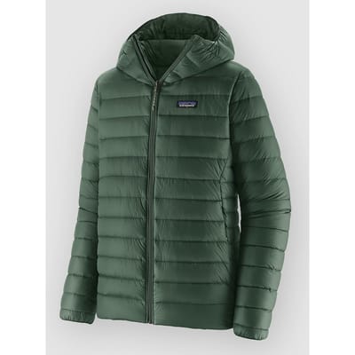 Patagonia Down Sweater Hoody Jas groen