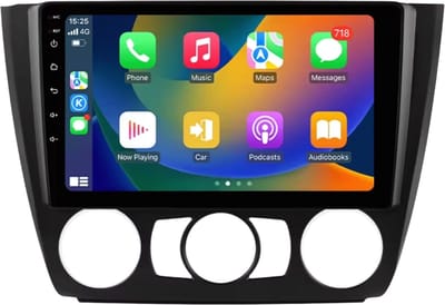 Autoradio met bluetooth - Carplay - Voor BMW 1-Serie (E87, E81, E82, E88) (2004-2011) - Geschikt voor Apple en Android - Stereo - Navigatie - Navigatiesysteem auto - 2GB 32GB
