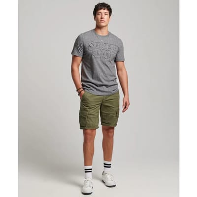 Superdry Heren tshirt Klassiek Cooper T-shirt met reliëfopdruk