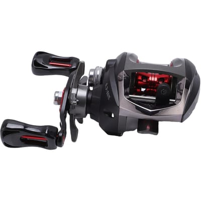 Baitcasting Reel met Magnetisch Dubbel Remsysteem 6.3:1 Versnellingsverhouding 8kg Weerstand Dubbele Lijn Spoel Rechtshandige Vissmolen voor black