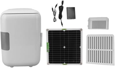 Store_7 - Minikoelkast - Zonnekoelkast - Duurzaam en efficiënt - Compact formaat - Ideaal voor kamperen - Geschikt voor buitenactiviteiten - Zonnep...