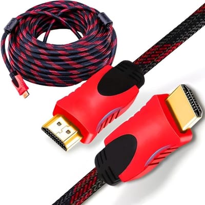 Dailygoody - HDMI Kabel 4K 1.35m - High Speed, Gold Plated, Compatibel met TV, Laptop en Projector
