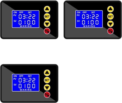 Digitale Tijdschakelaar - Relaisbesturing Timer - Programmeerbare Cycli - AC 110-220V Bereik - 67x45x34mm