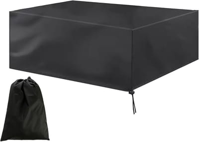 Waterdichte tuinmeubelhoes 420D Oxford stof met windclips en trekkoord