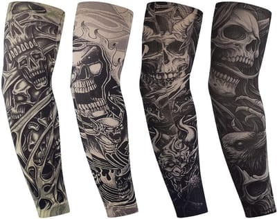 Arm Warmers met UV Bescherming, Ademend en Rekbaar, Perfect voor Sport, Outdoor Activiteiten en Feestjes voor Mannen en Vrouwen
