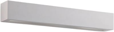 Moderne Wandlamp 'Tjada' van Gips/Klei in Wit voor Woon- en Eetkamer