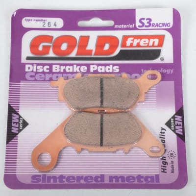 Gold Fren-remblok voor MBK 115 XC Flipper scooter, modeljaar 2014 t/m 2016, nieuw