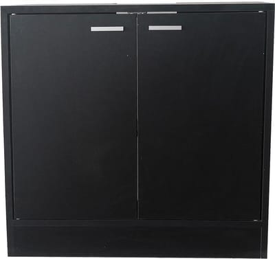 Wastafel onderkast - badkamermeubel - zwart