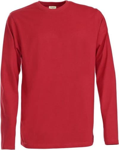 Printer HEAVY T-SHIRT L/S 2264016 - Rood - M