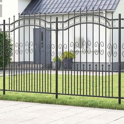 Tuinafzetting Metaal - Buitenrand Tuin - Tuinrand Afzetten - Weerbestendig Staal - 190 cm - Grijs