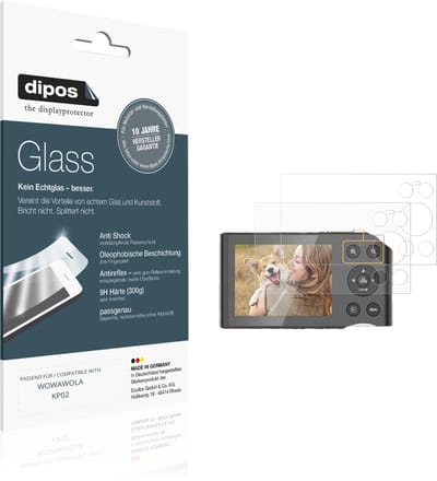 dipos – 2x Matte Pantserfolie geschikt voor WOWAWOLA KP02 | 9H Screenprotector