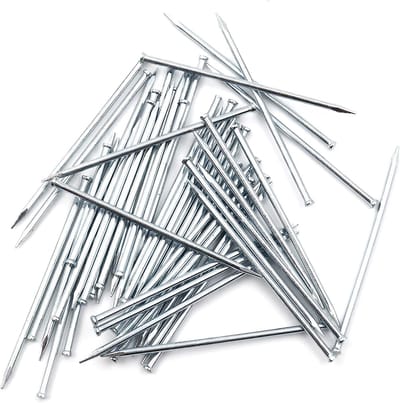 Dailygoody - Stalen pennen - 100 stuks - Verzonken kop - 1,4 x 35 mm - Geschikt voor hout en metselwerk - Duurzaam en robuust