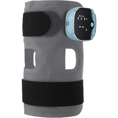 Verstelbare Verwarming Kniebrace EMS Ondersteuning Voor Meniscus Scheur Pijnverlichting Patellapees Pijn Verwarmde Therapie Riem