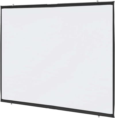Projectiescherm Wandmontage - Beamer Scherm - Thuisbioscoop Films - Gelijkmatige Lichtverspreiding - 90 Inch 4:3 - Mat Wit