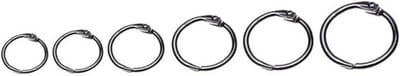 Scharnierringen - Losbladringen Ringband - Documenten Ordenen - Eenvoudig Openen - 38mm 100 stuks - Metaal