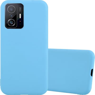 Cadorabo Hoesje geschikt voor Xiaomi 11T / 11T PRO in CANDY BLAUW - Beschermhoes gemaakt van flexibel TPU silicone Case Cover