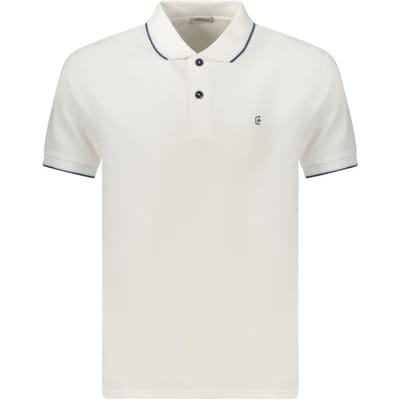 Coveri Moving Bianco Katoenen Heren Polo