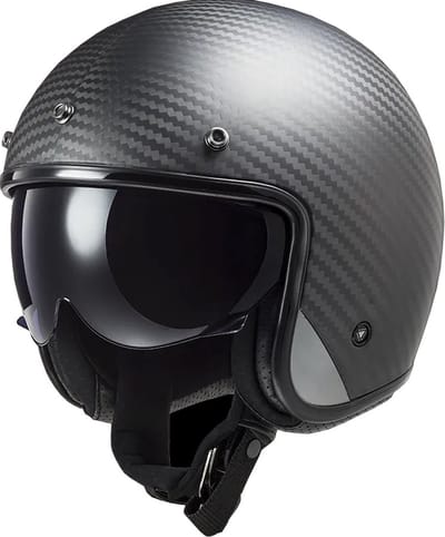 LS2 Helm Bob II OF601 mat carbon maat S