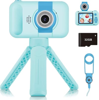 Kindercamera met IPS-scherm - Verjaardagscadeau voor Studenten - Creatieve Fotografie voor Kinderen