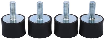 Dailygoods- Rubber Mount - Schokdemper - Trillingsdempers - Geluidsreductie - Dempingselement - Compact ontwerp - Metaal/Rubber - Trillingsdemper